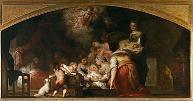 Archivo:Bartolomé Esteban Perez Murillo - Birth of the Virgin - WGA16372
