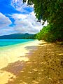 Beach-in-Worearu-Village-on-Pele-Island-Vanuatu