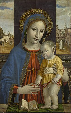 Archivo:Bergognone, Madonna col Bambino