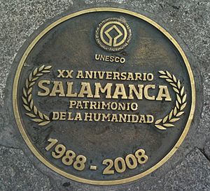 Archivo:Center of the plaza mayor salamanca