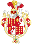Coat of Arms of Oswaldo Enrique López Arellano (Order of Isabella the Catholic).svg