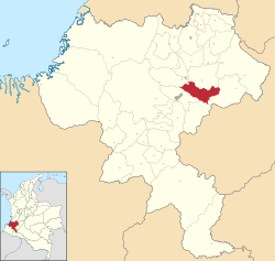 Totoró ubicada en Cauca (Colombia)