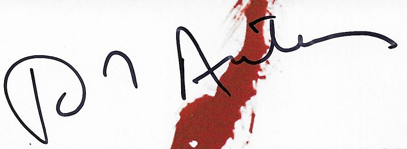 Daniel Auteuil signature