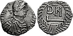 Archivo:Denarius of Thrasamund