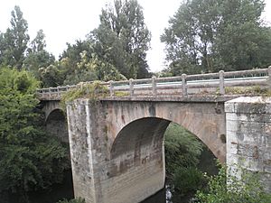 Archivo:El puente en su estado original (tras la última reforma en los 50), dos meses antes de iniciar las obras de reconstrucción (agosto de 2015)