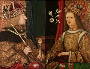 Archivo:Frederick III and Eleonore von Portugal