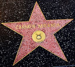 Archivo:Hollywood Walk of Fame - Carmen Miranda