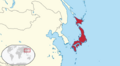 Japan in its region (de-facto)