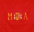 Manuel Azaña (11-05-1936 a 03-03-1939) estandarte presidencial de la Segunda República Española