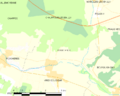 Map commune FR insee code 10109