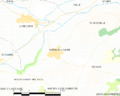 Map commune FR insee code 11077