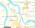 Map commune FR insee code 33487