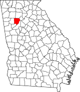 Map of Georgia highlighting Cobb County.svg