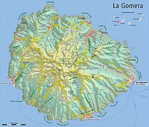Archivo:Map of La Gomera