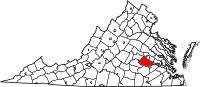 Map of Virginia highlighting Chesterfield County.svg