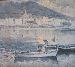 Archivo:Matilla, Segundo - Pescadores catalanes. Cadaques -ost MMBAV fRF02