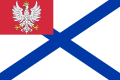 Military ensign of Vistula Flotilla of Congress Poland