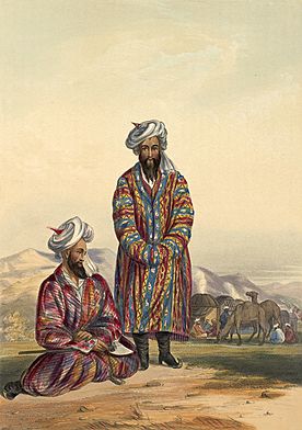 Archivo:Mirza Abdulhuq and Rustom Beg in 1841