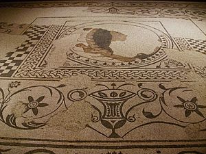 Archivo:Mosaic de Font de Mussa (Benifaió), Museu de prehistòria de València