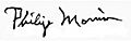 Philip Morrison signature