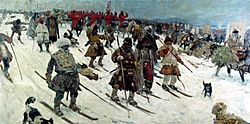 Archivo:S. V. Ivanov. Campaign of Muscovites. XVI century. (1903)