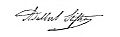 Signature of Adalbert Stifter