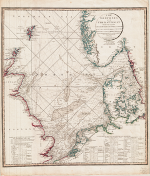 Archivo:Sjøkart over Nordsjøen og Kattegat, fra 1796