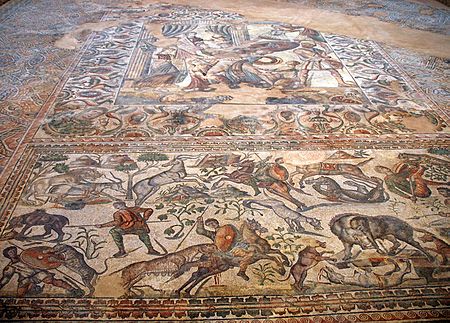 Archivo:Ancient Roman Mosaics Villa Romana La Olmeda 000 Pedrosa De La Vega - Saldaña (Palencia)