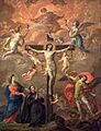 Antonio González Velázquez - Crucifixion with St Michael - WGA9746