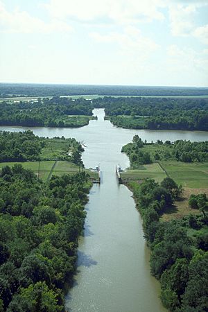 Archivo:Bayou Teche and Atchafalaya River