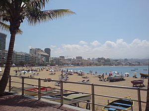 Archivo:Canteras Beach-La Puntilla-Gran Canaria