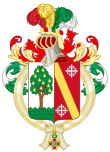 Coat of Arms of Hernán Siles Zuazo (Order of Isabella the Catholic).svg