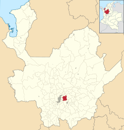 Guarne ubicada en Antioquia