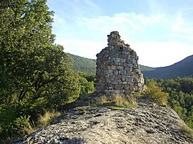 El Castell de Montllor, també anomenat Castell de l'Hostal Roig o Castell dels Moros.JPG