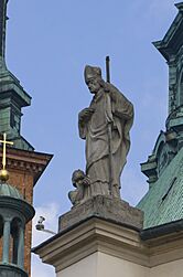 Archivo:Estatua de Stanislaw Szczip, Catedral de Gniezno, Polonia, 2012-04-05, DD 10
