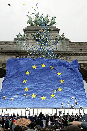 Archivo:Europe Day at the Cinquantenaire