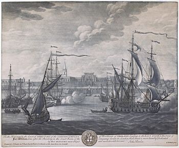 Archivo:Fort William, Calcutta, 1735
