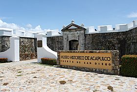 Fuerte de San Diego, museo en Acapulco Guerrero, México.JPG