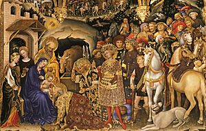 Archivo:Gentile da fabriano, adorazione dei magi