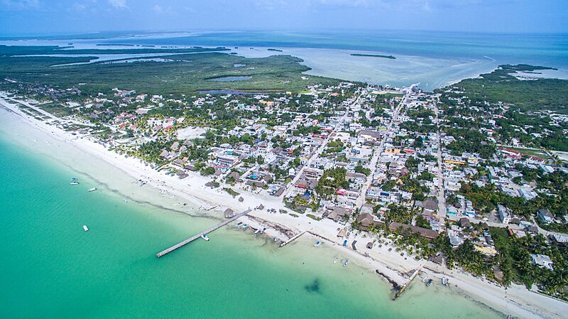 Holbox Mexico Arerial Luftbild (125164421)