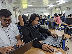 Archivo:Infofest 2023, a festival organised by computer science students of Goa University 18
