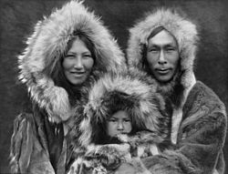 Inupiat Family from Noatak, Alaska, 1929, Edward S. Curtis (restored).jpg
