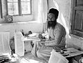 Jewish scribe writing the Torah