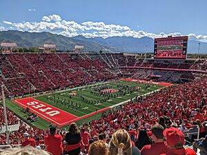 Archivo:Ken Garff South End zone at Rice-Eccles Stadium