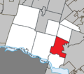 Lachute Quebec location diagram