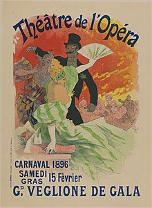 Les Maîtres de l'Affiche - 9 - Carnaval 1896. Samedi Gras 15 février. Grand Veglione de Gala (bgw20 0301)