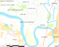 Map commune FR insee code 33451