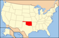 Map of USA OK