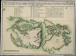 Archivo:Mapa de Malvinas, Felipe Ruiz Puente, 1768