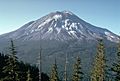 Mount St. Helens, one day before the devastating eruption